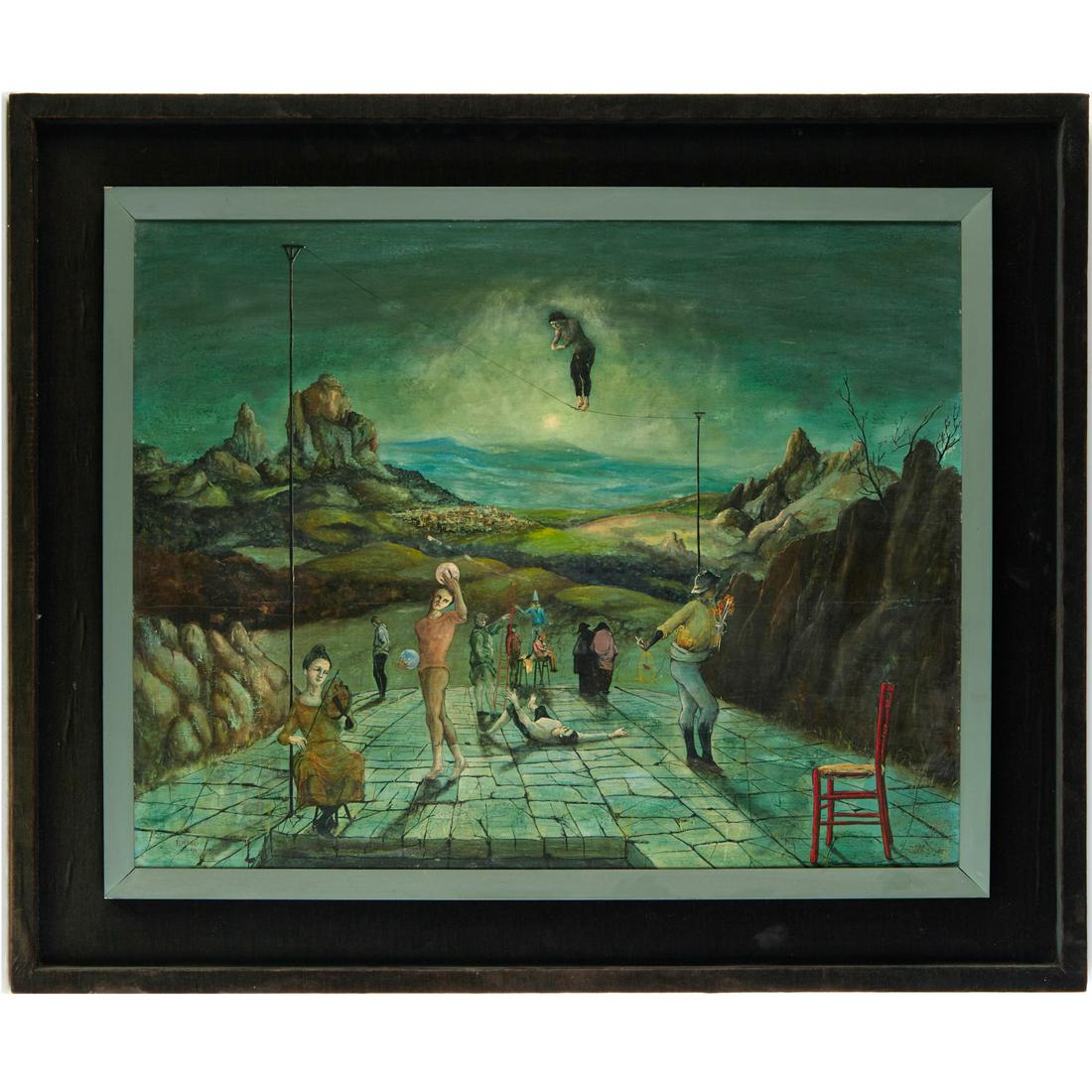 Franco Minei, tempera on panel, 1956 (1 of 8)