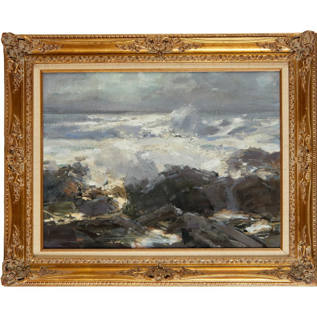 Jay H. Connaway, oil on board (1 of 6)