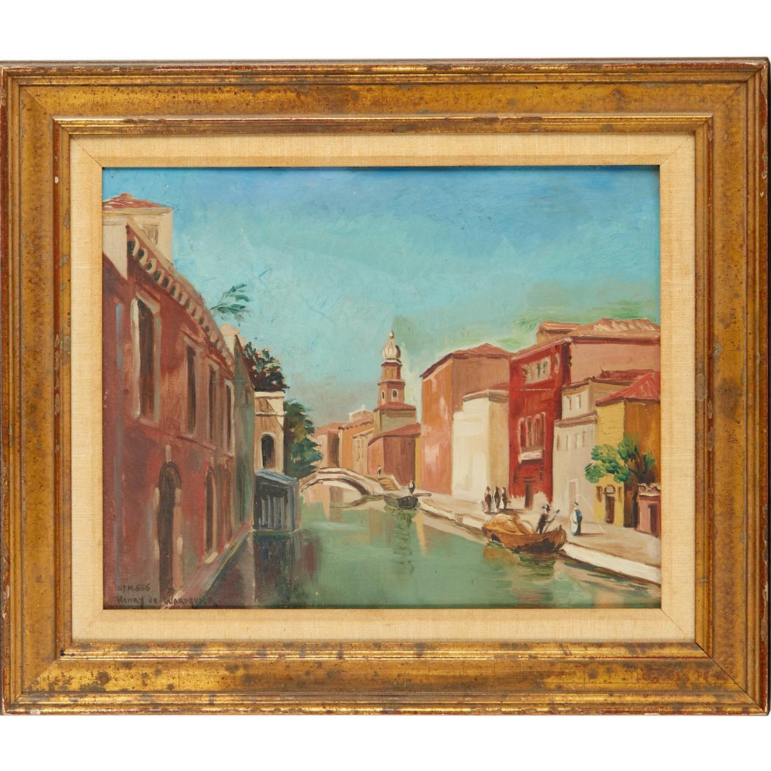 Henry De Waroquier, oil on panel (1 of 9)