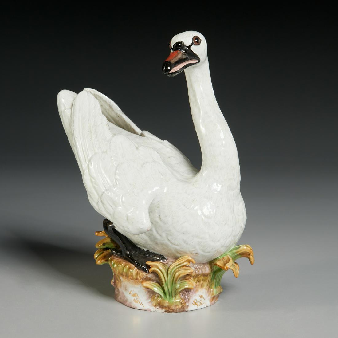 Antique Meissen porcelain swan (1 of 6)
