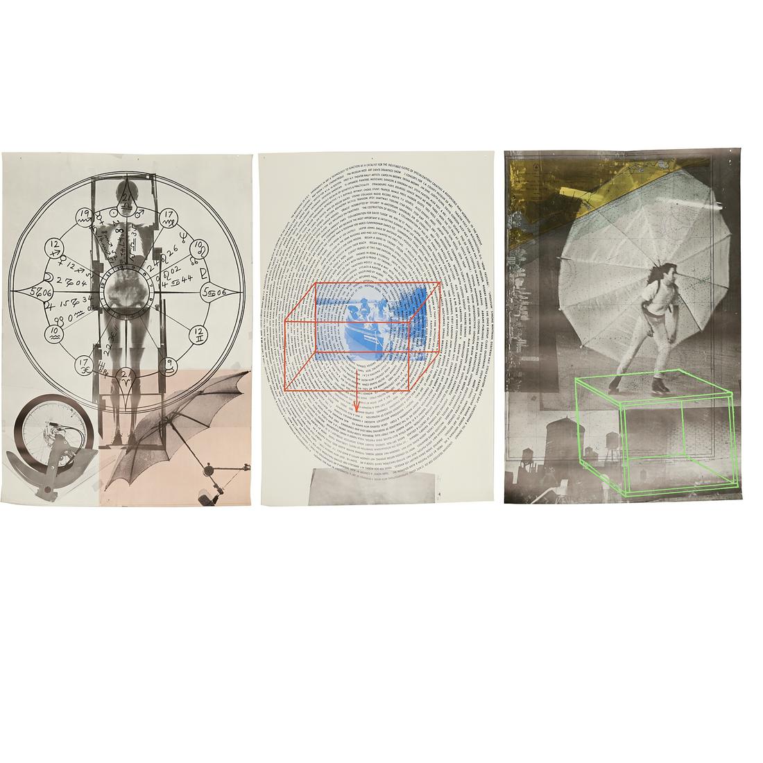 Robert Rauschenberg, triptych print, 1968 (1 of 12)