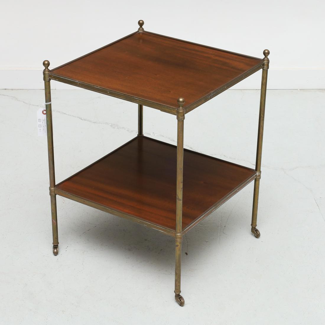 Mallett style two-tier occasional table (1 of 4)