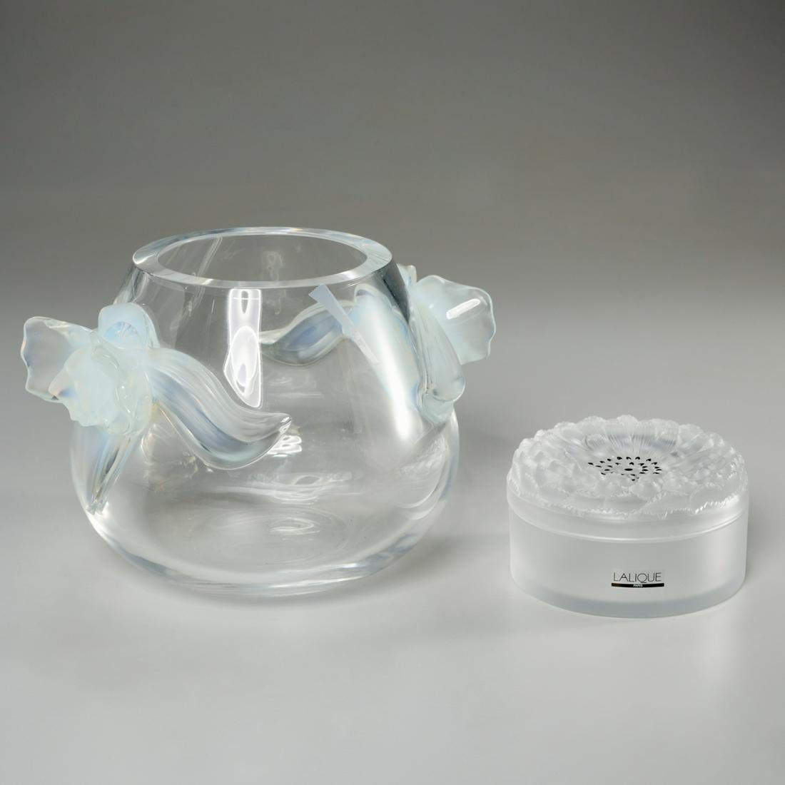 Lalique, France crystal vase and box (1 of 9)