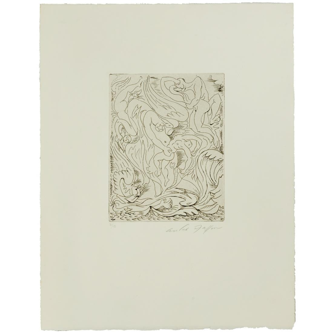 Andre Masson, signed etching (1 of 5)