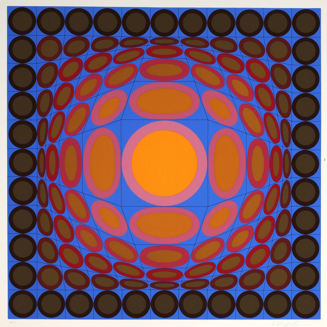 Victor Vasarely, signed serigraph (1 of 5)