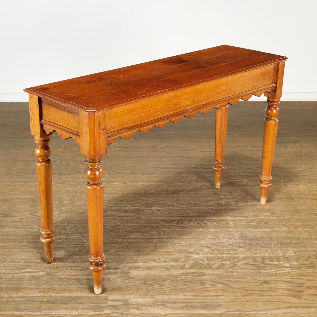 Parish-Hadley, Victorian oak console table (1 of 6)