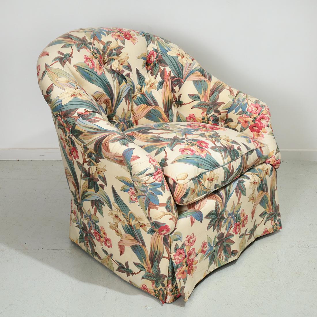 Parish-Hadley, custom chintz easy (1 of 5)