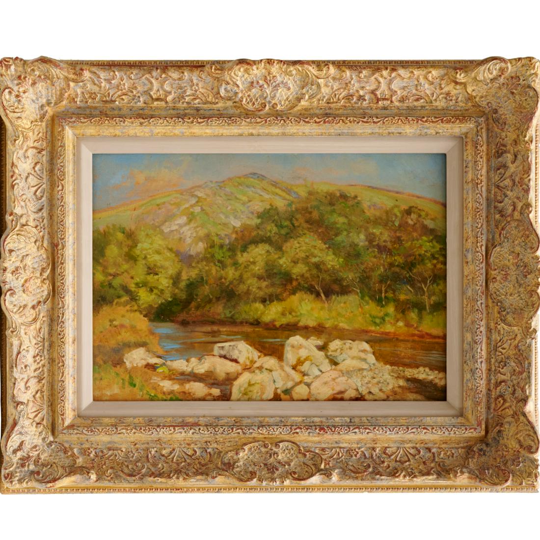 Impressionist School, landscape painting (1 of 7)