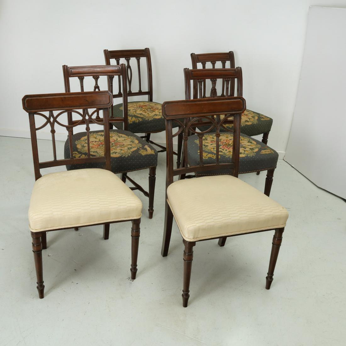 (6) American Classical carved dining chairs (1 of 8)