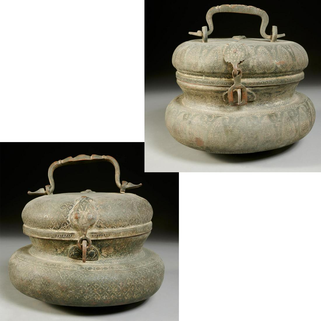 (2) Islamic Mamluk style copper hamam (1 of 12)