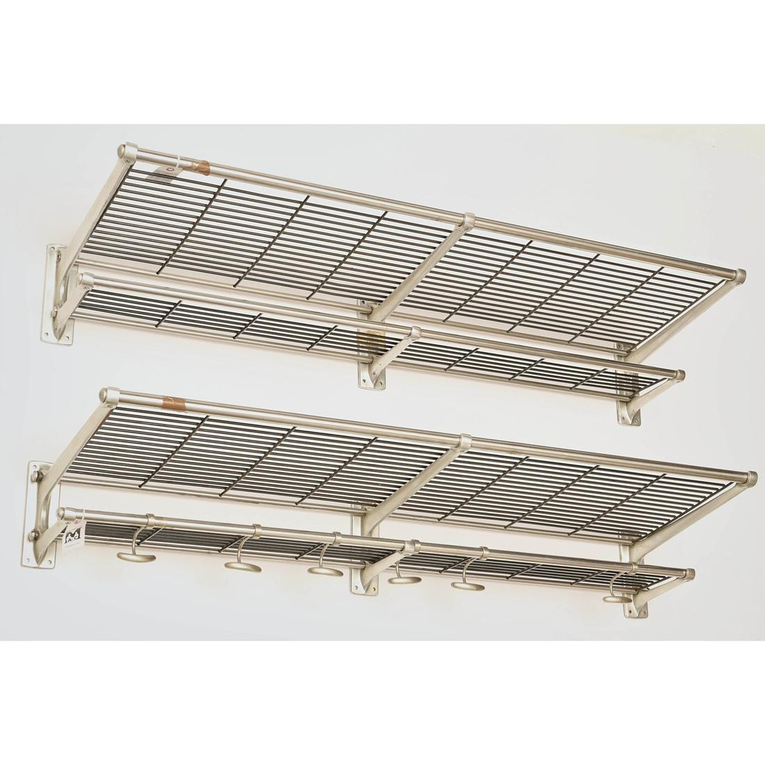 (2) Vintage train car luggage racks (1 of 7)