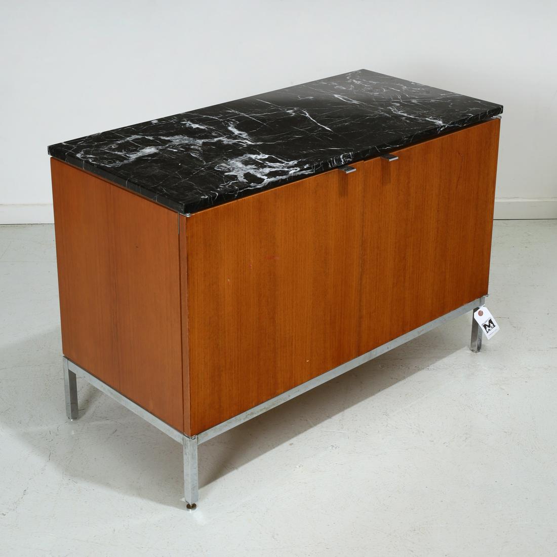 Florence Knoll, small marble top cabinet (1 of 6)