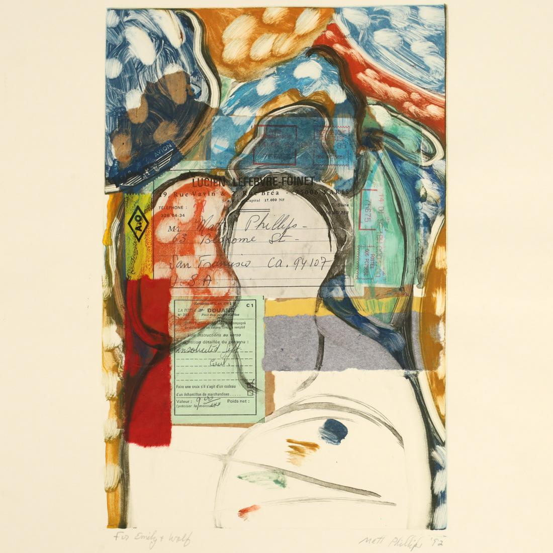 Matt Phillips, mixed media collage, 1992 (1 of 8)