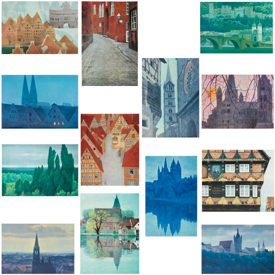 Higashiyama Kaii, portfolio of (30) prints (1 of 7)