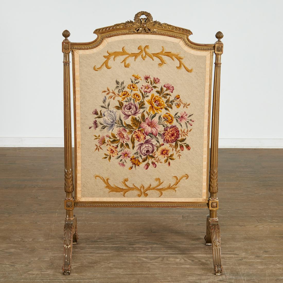 Napoleon III giltwood firescreen (1 of 5)