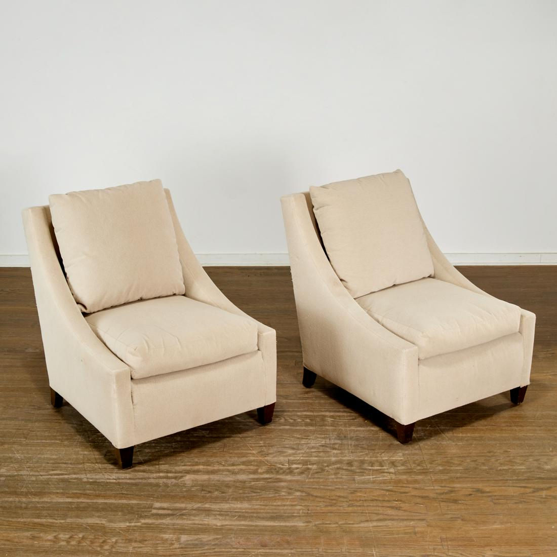 Pair Modern Designer club chairs (1 of 6)