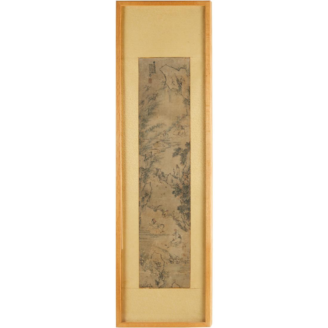 Mark of Su Liupeng, Chinese scroll painting (1 of 6)