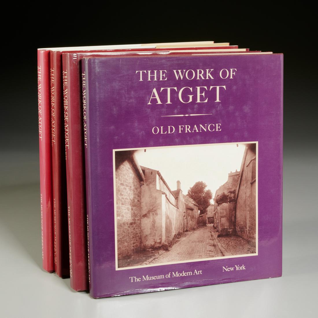 The Work of Atget, (4) vols. Museum of Modern Art: The Work of Atget, (4) vols. Museum of Modern Art, Includes The Work of Atget: Old France; The Art of Old Paris; The Ancien Regime; and Modern Times; Spring Industry Series on the Art of Photography, 