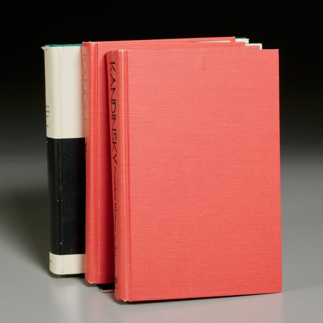 (3) Vols., Klee & Kandinsky: (3) Vols., Klee & Kandinsky, Paul Klee: Notebooks Volume 1 The Thinking Eye. Lund Humphries/Wittenborn, 1969, hardcover in jacket; with, Kandinsky Complete Writings on Art, Volumes One and Two. G. K. 
