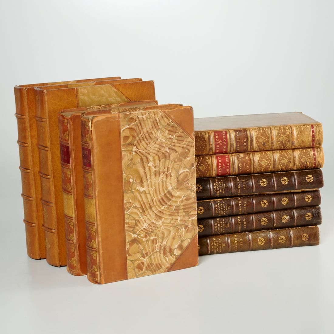 (10) Vols., 19th c. lit., fine leather bindings (1 of 6)