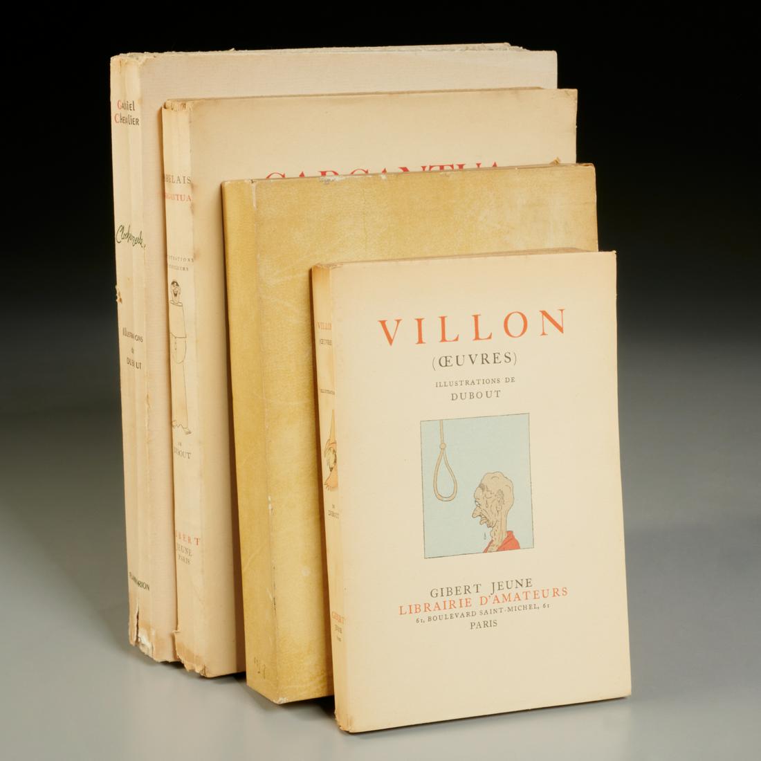 Albert Dubout, (4) illustrated volumes (1 of 8)