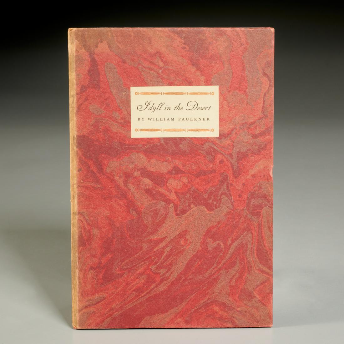 William Faulkner, Idylls in the Desert, signed 1st (1 of 5)