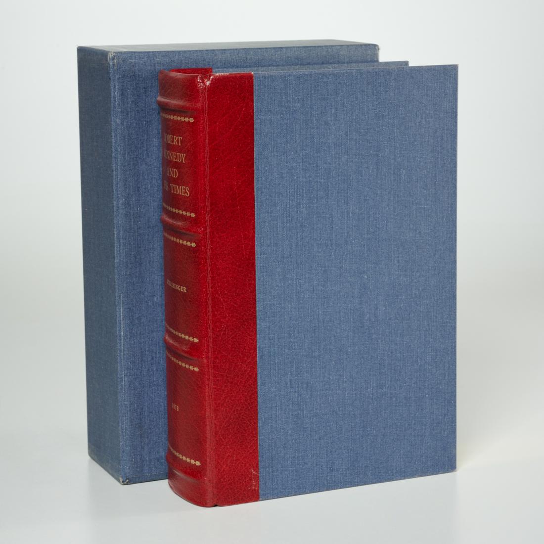 Schlesinger, Robert Kennedy bio, signed ltd. ed. (1 of 5)