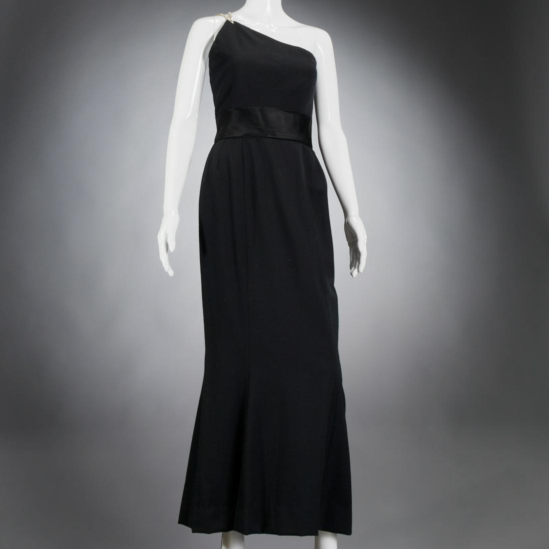 Carolyn Roehm one shoulder evening dress (1 of 5)