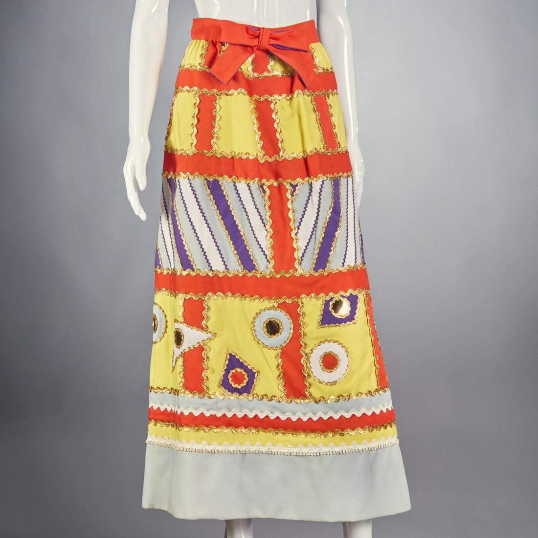 Malcolm Starr novelty maxi skirt (1 of 6)