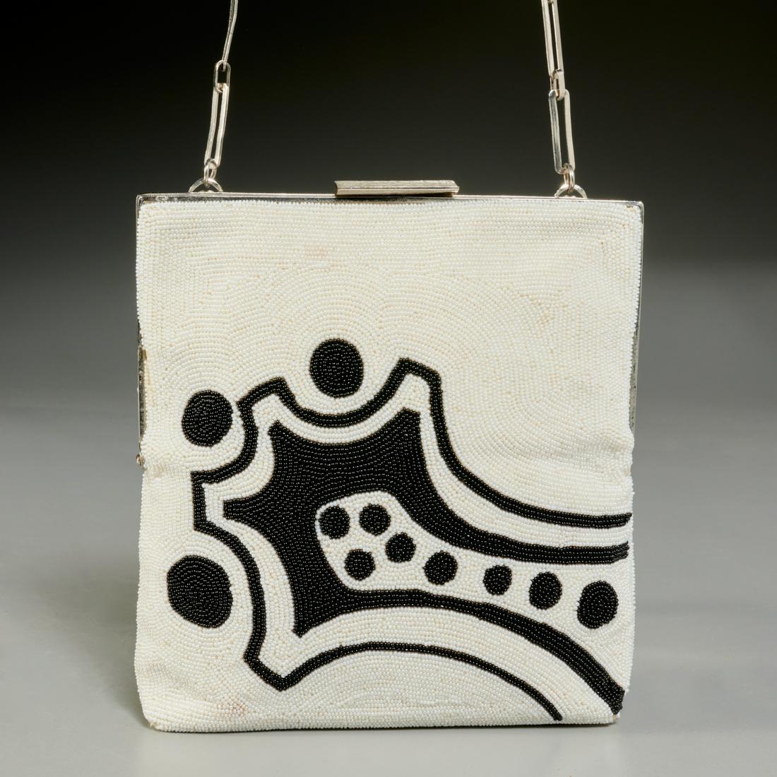 Vintage Pierre Cardin micro beaded handbag (1 of 5)