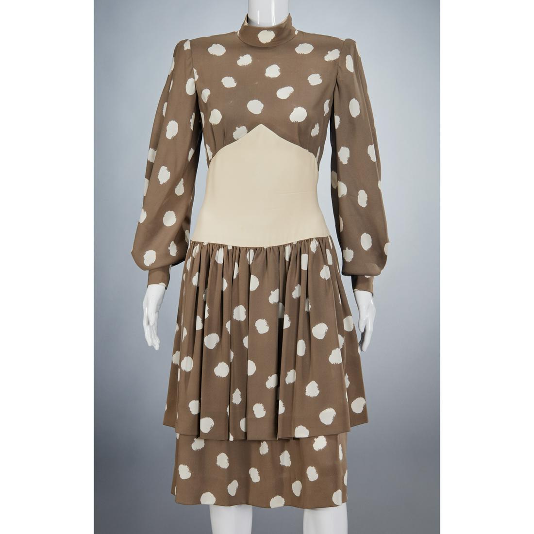 James Galanos silk dress (1 of 5)