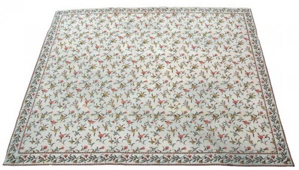 Stark carpet approx. 12'11" x 15'10": Stark carpet approx. 12'11" x 15'10", 20th century, floral design Provenance: Fawn Hill Farm, Morristown, NJ