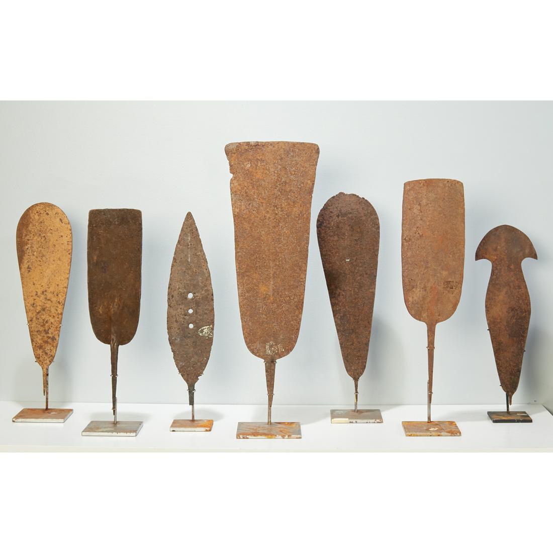 Fang Culture, (7) Hoe currencies, exhibited (1 of 6)