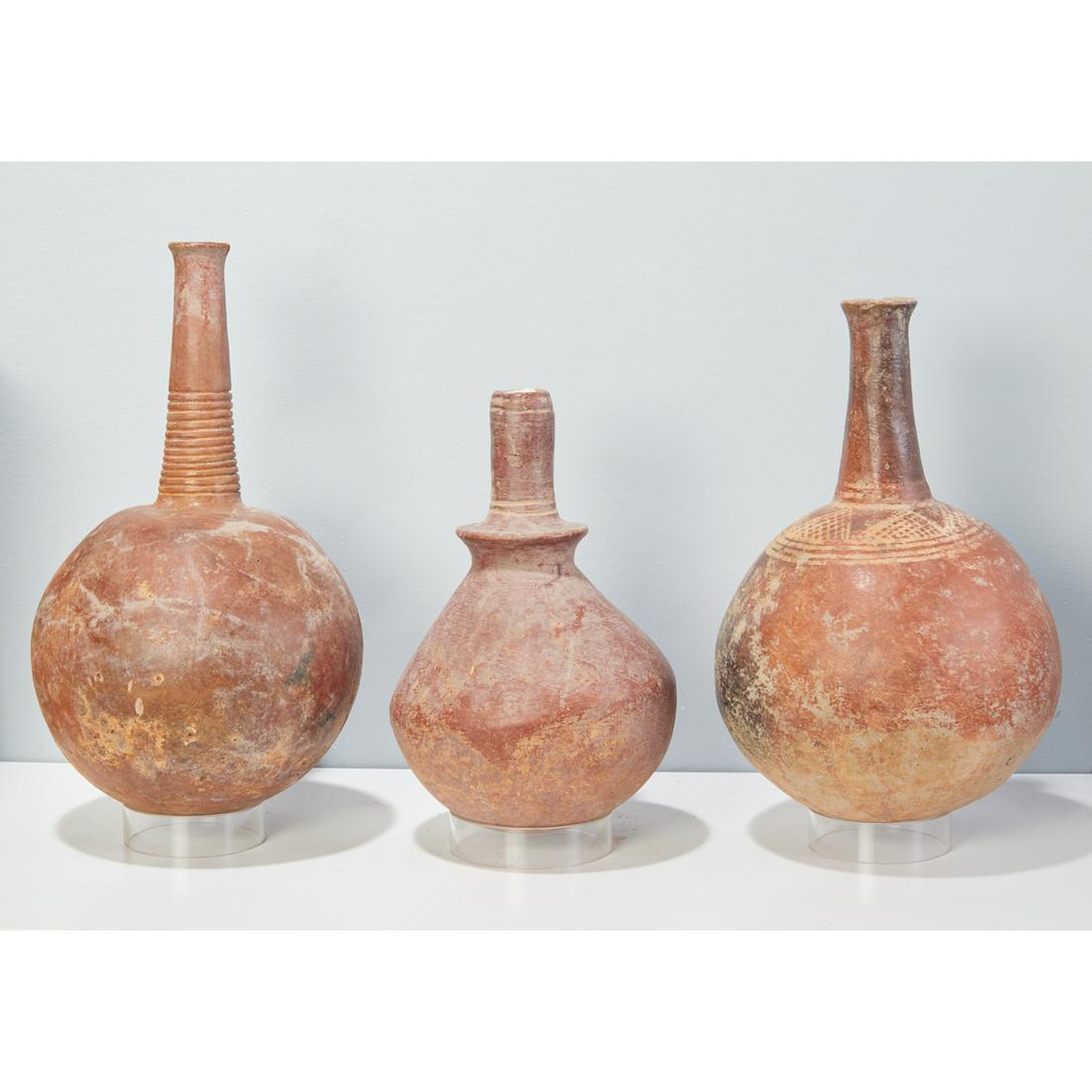 Djenne Culture, (3) terracotta vessels (1 of 6)
