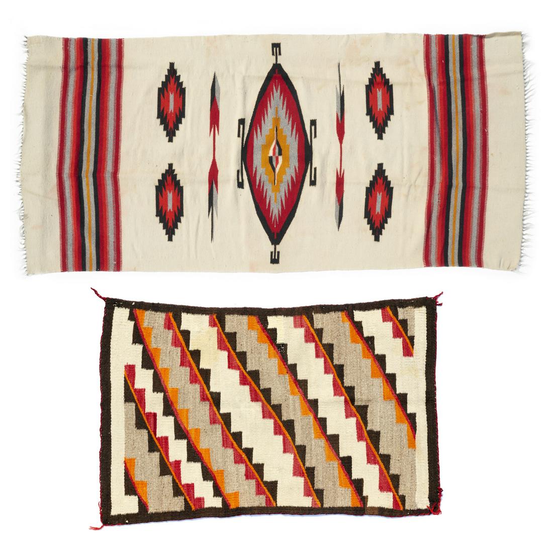 (2) vintage Mexican or Southwest style blankets (1 of 10)