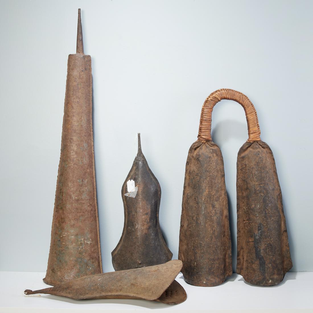 Yoruba Peoples, (4) large ceremonial gongs (1 of 5)