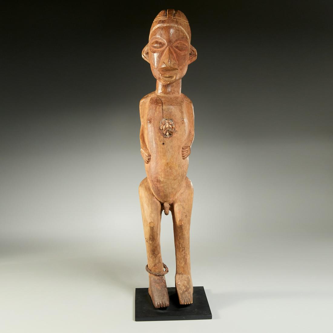 Yaka Peoples, large carved male figure, ex-museum (1 of 8)