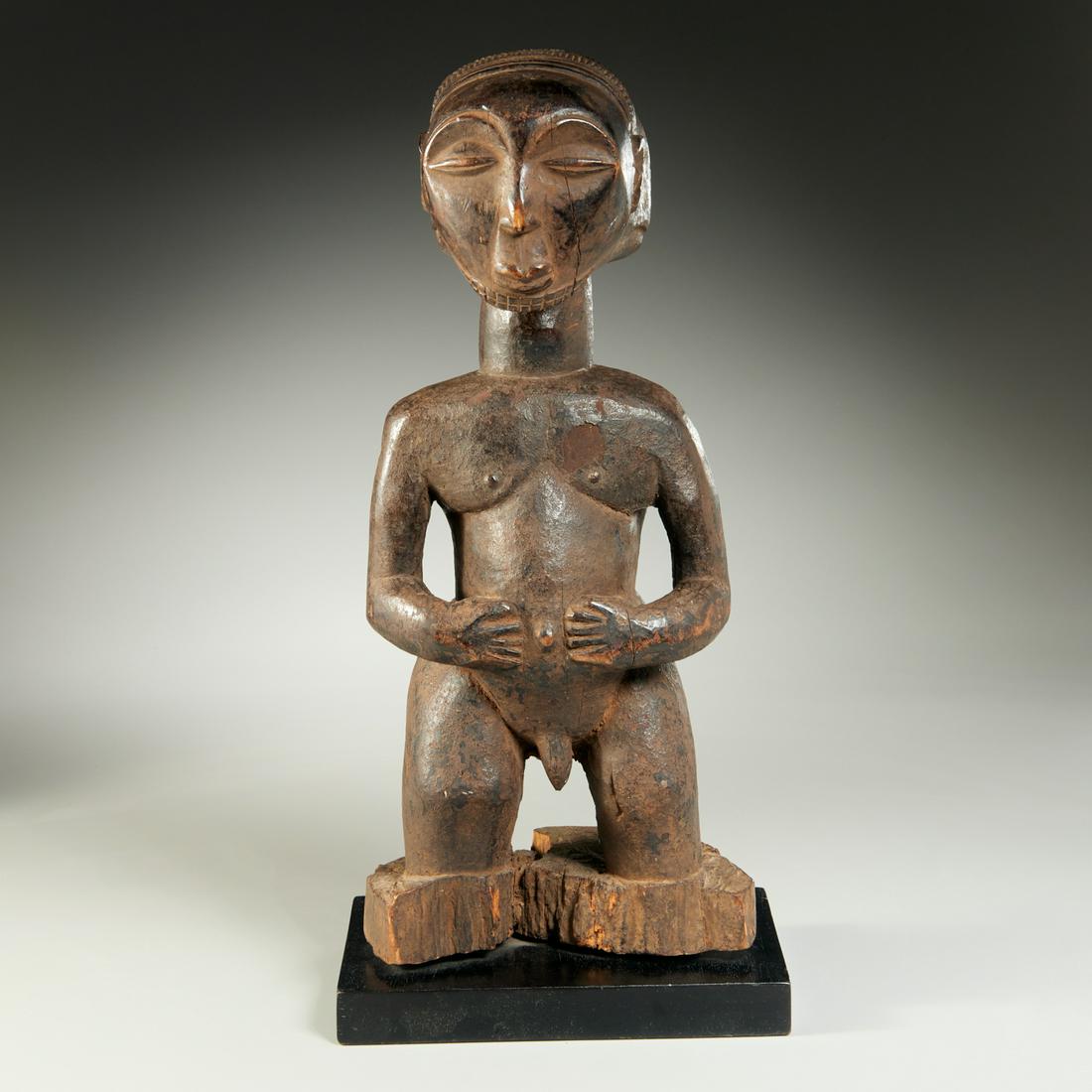 Baule Peoples, old carved male figure, ex-museum (1 of 4)