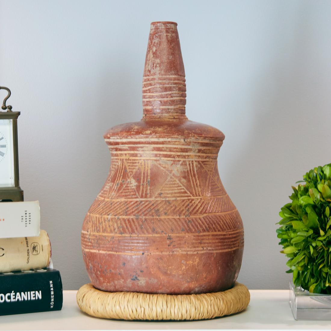 Djenne Culture, fine terracotta vessel (1 of 6)