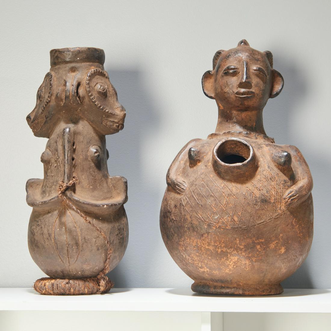 African Peoples, (2) ritual vessels (1 of 5)