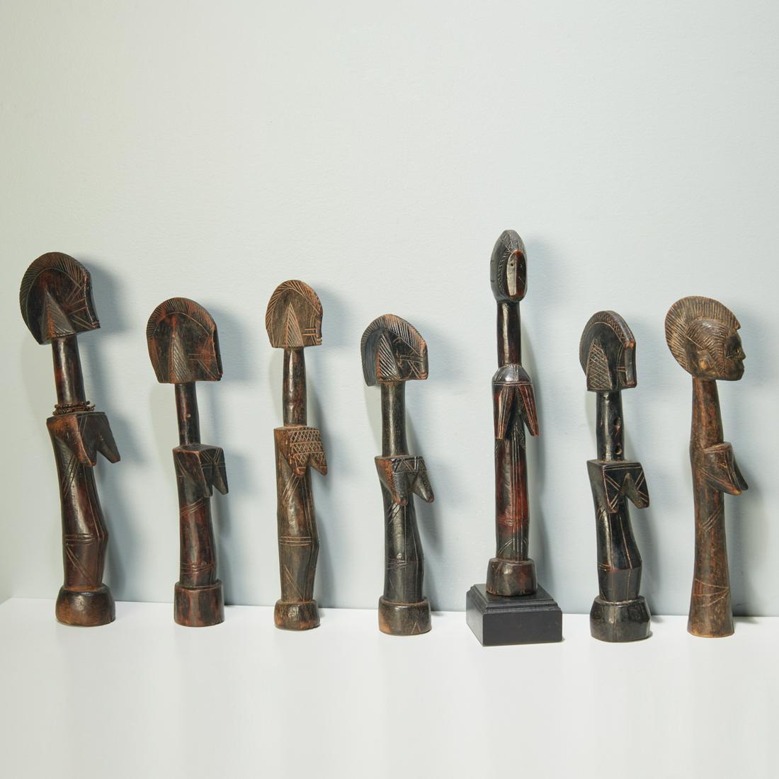 Mossi Peoples, (7) large Biiga dolls (1 of 6)