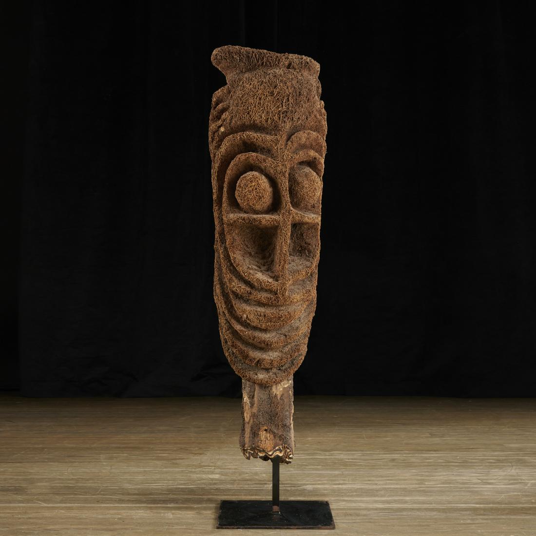 Vanuatu fernwood ridge pole, ex-Parke-Bernet (1 of 9)