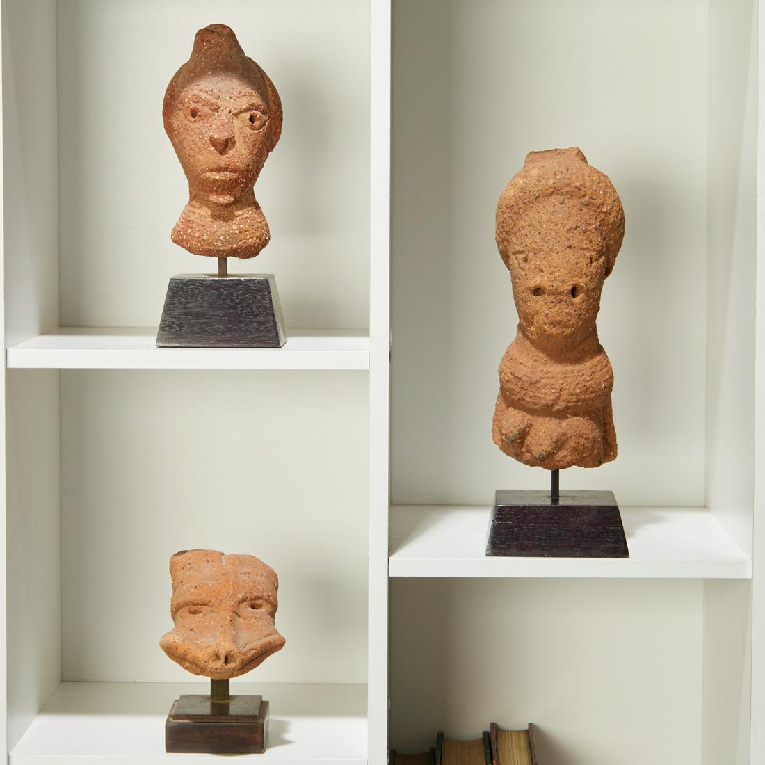 Nok Culture, (3) terracotta heads (1 of 7)