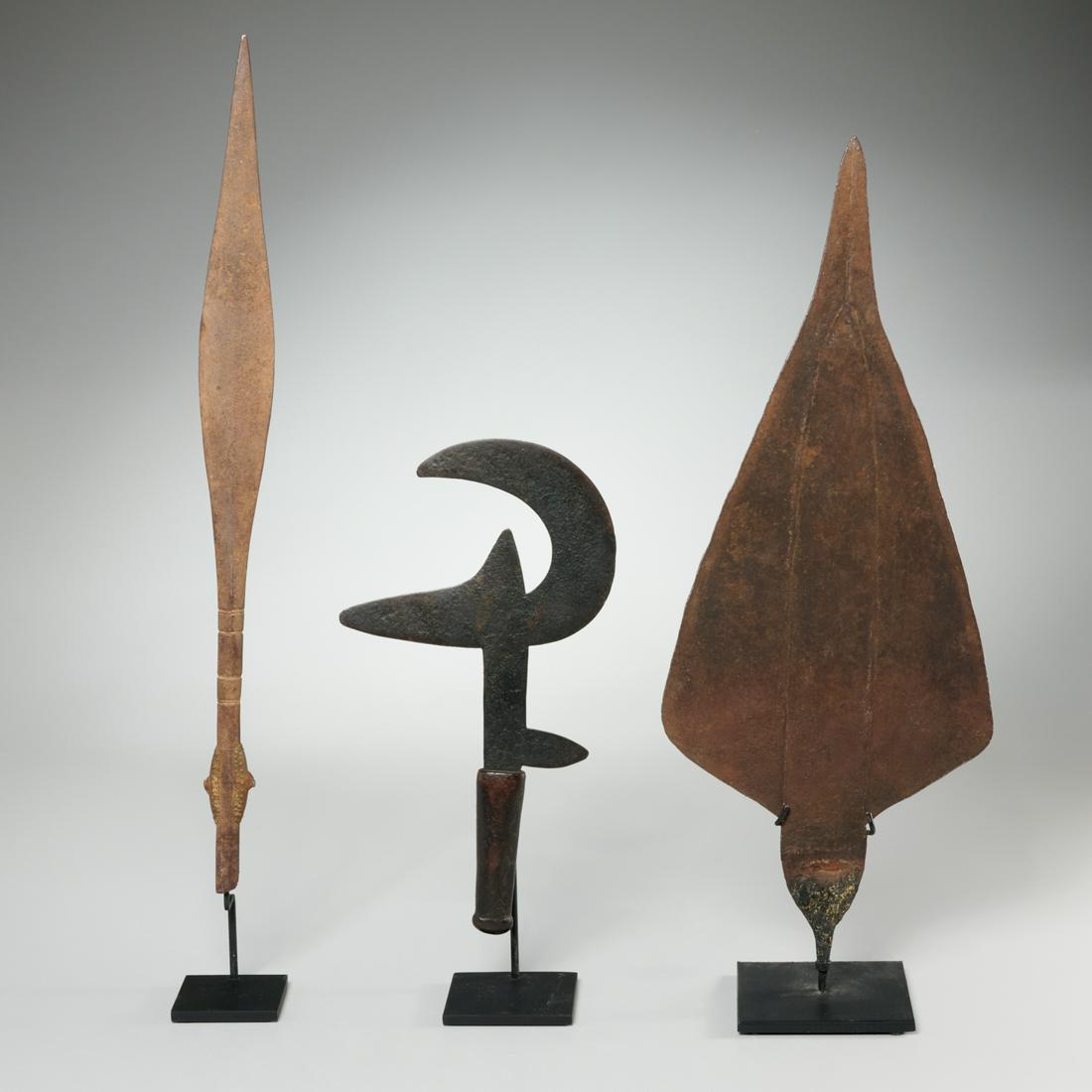 (3) African iron currency blades / weapons (1 of 7)