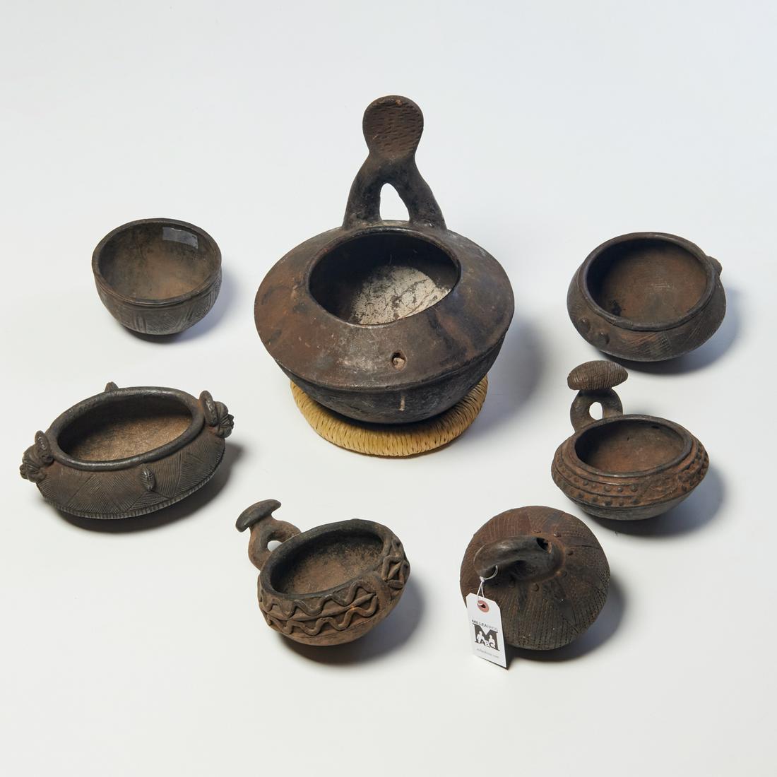 Cameroon Region, (7) clay pots (1 of 5)