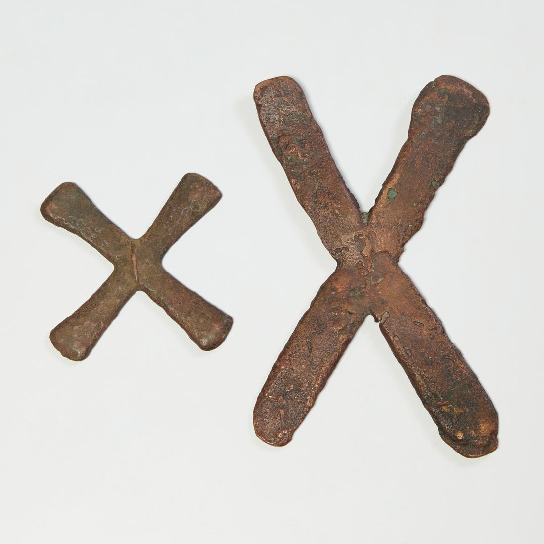 (2) copper Katanga crosses (1 of 5)