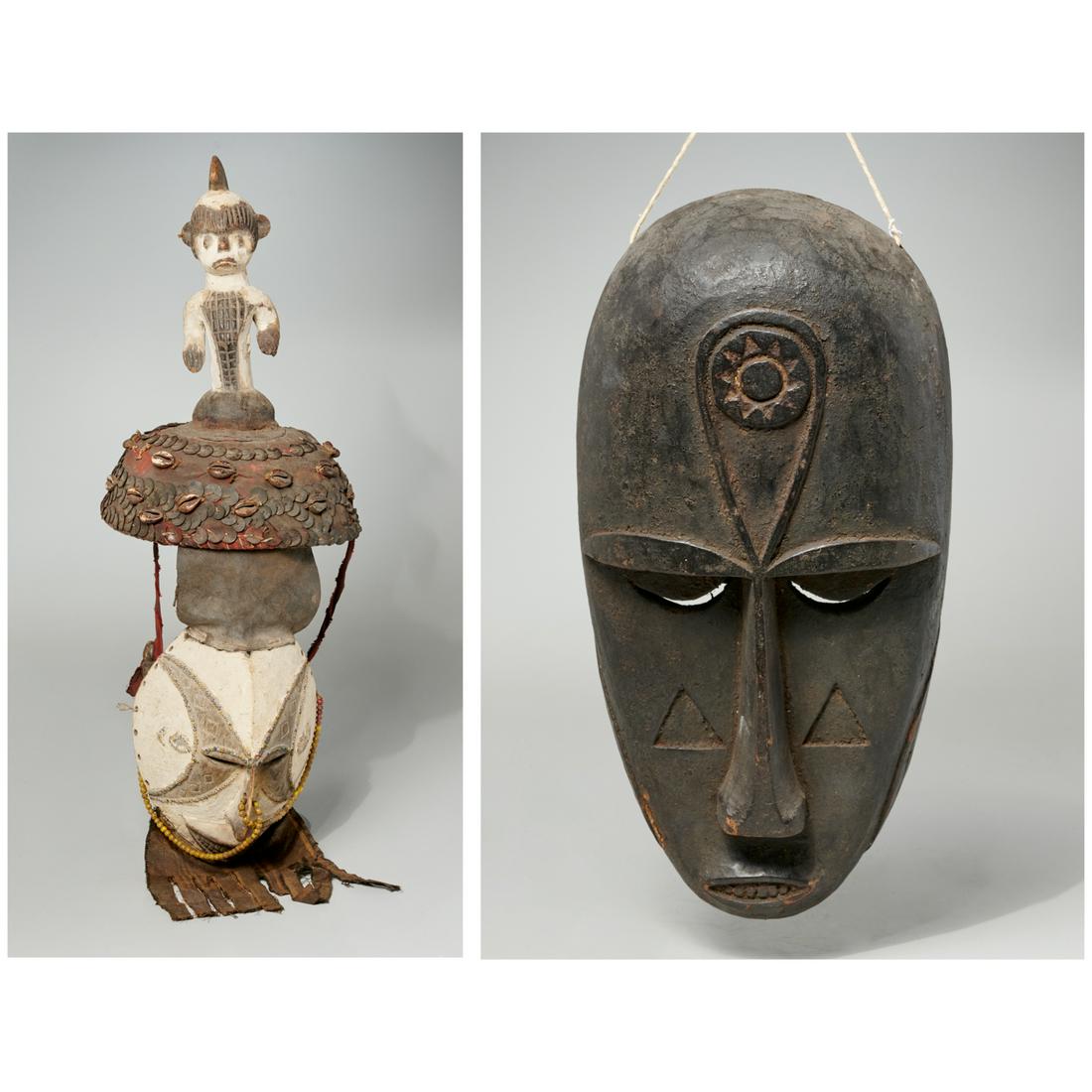 (2) African masks, Ibgo and Eket style (1 of 7)