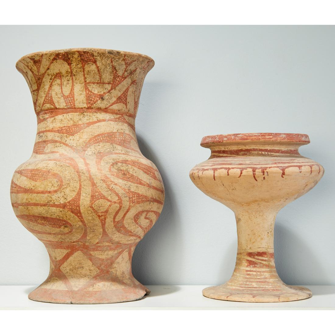 Ban Chiang, (2) Thai painted pottery vessels (1 of 6)