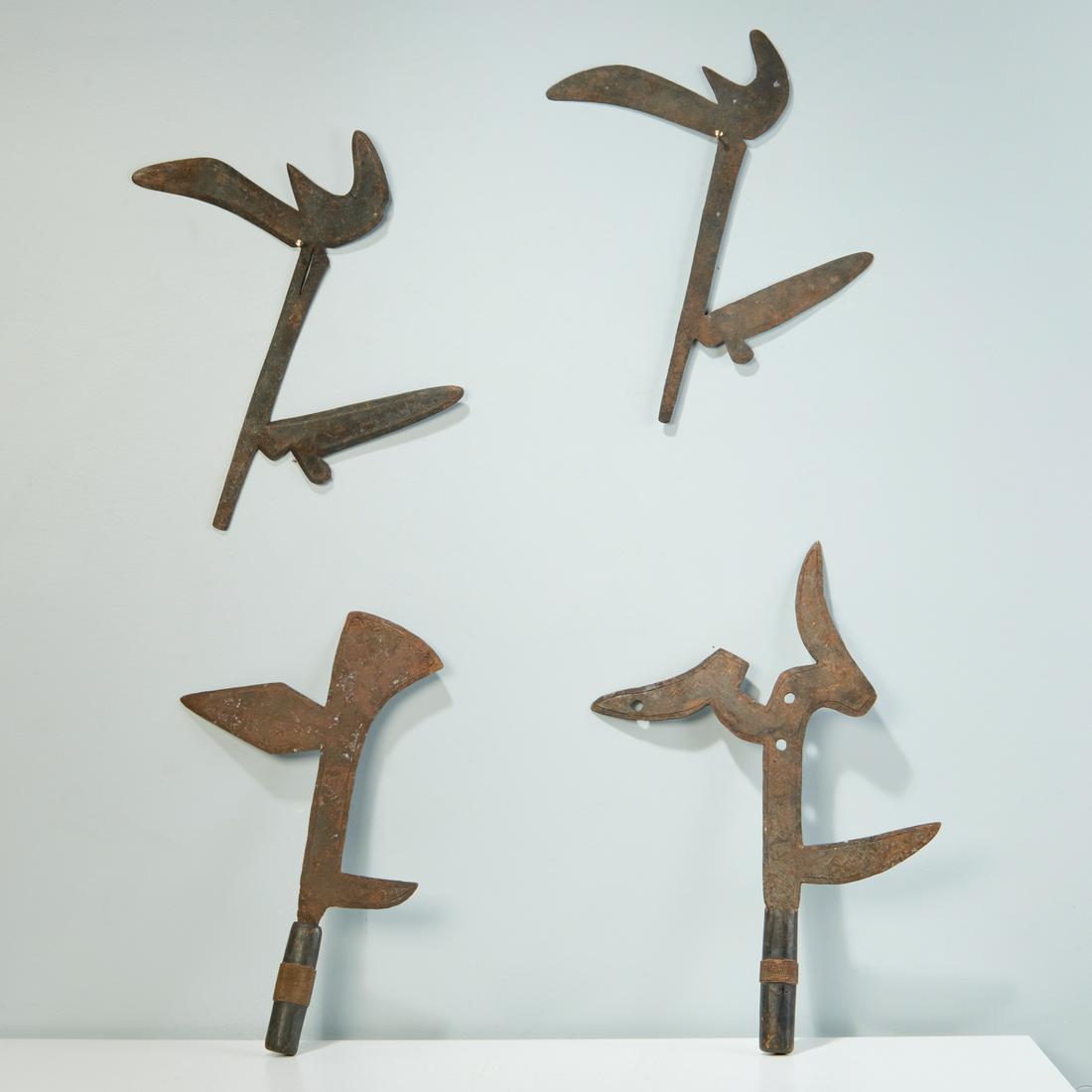 Group (4) African throwing knives (1 of 5)