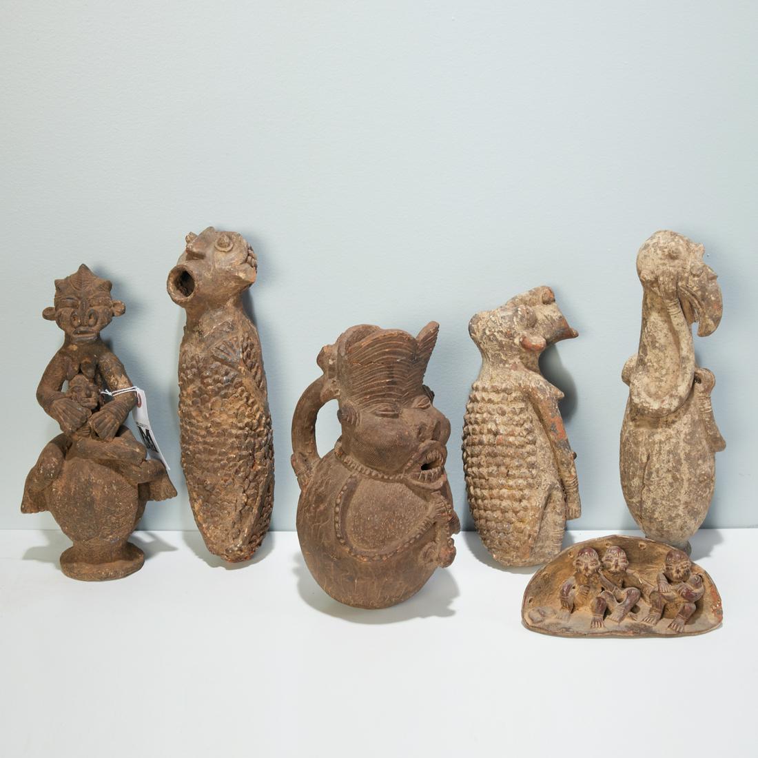 West Central Africa, group pottery figures (1 of 7)